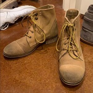 Khaki booties